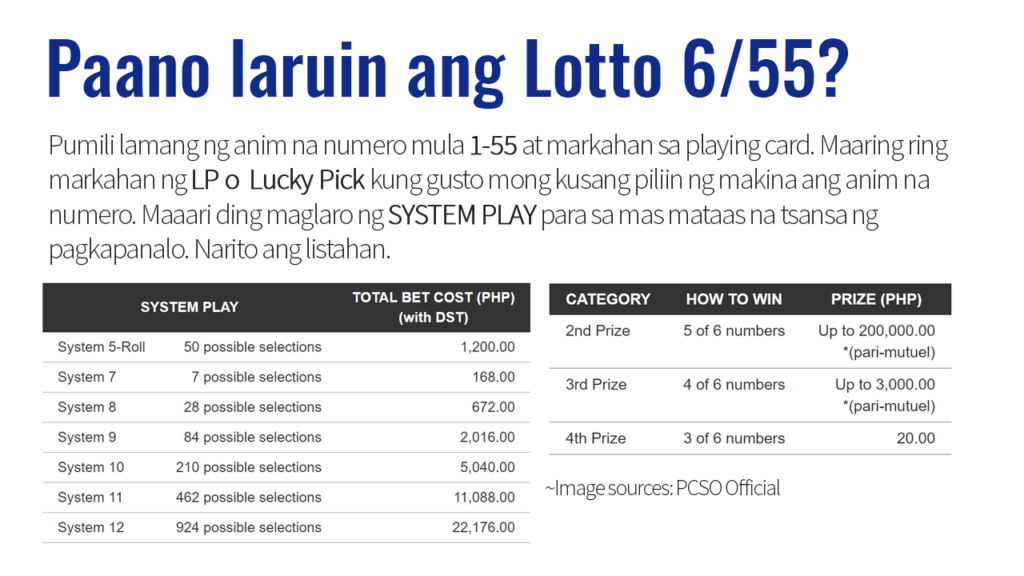 Lotto result 6 discount 45 6 55