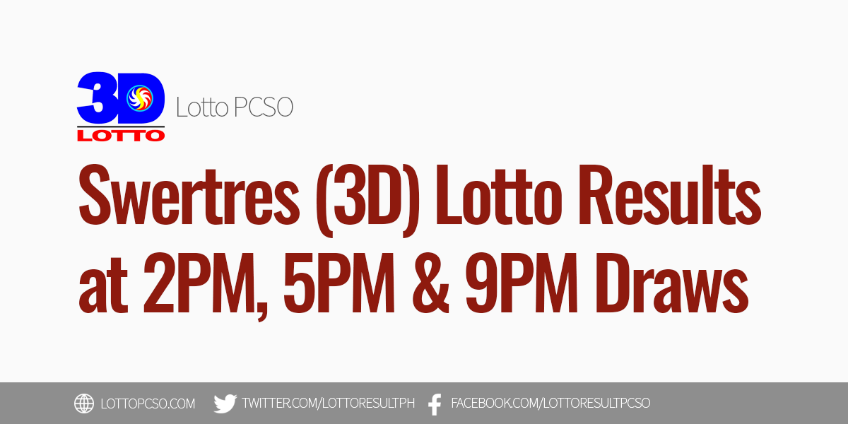 SWERTRES RESULT TODAY April 18, 2024, 3D Lotto Results